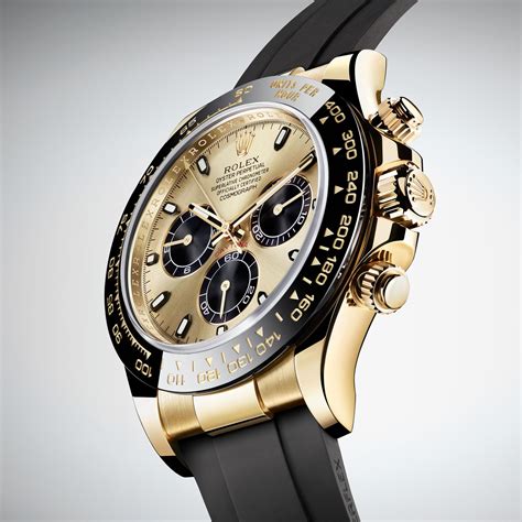 rolex daytona cosmograph yellow gold leather strap|18k gold Rolex daytona.